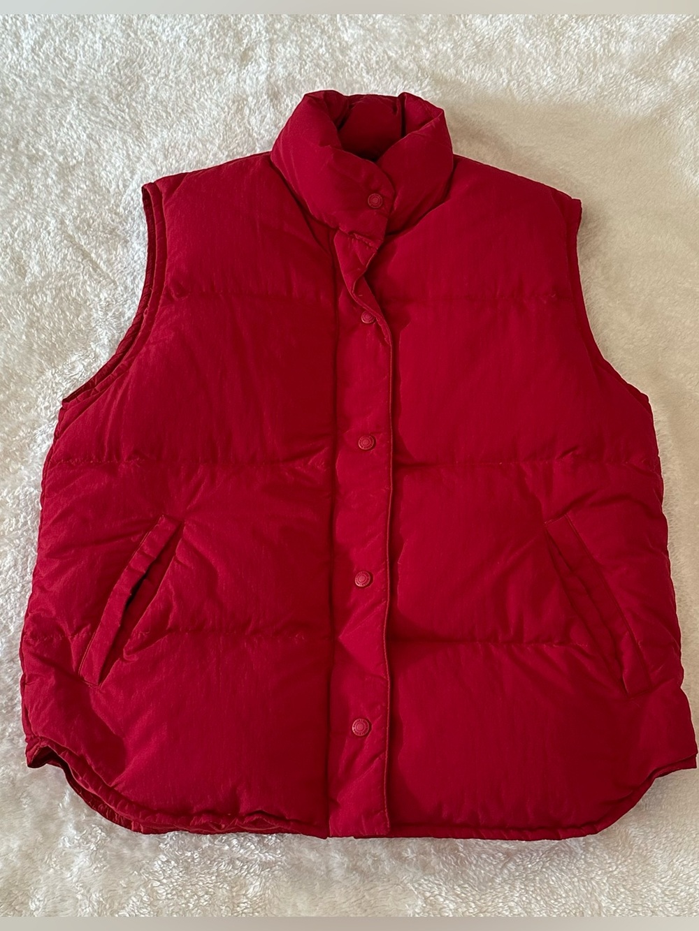 Eddie Bauer Bright Red Quilted Puffer Vest for Kids